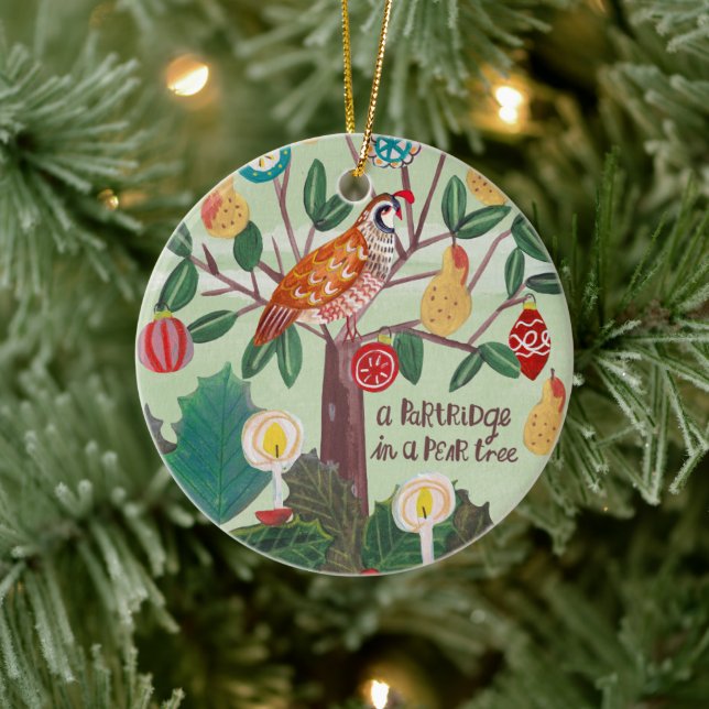Our First Christmas as Grandparents Photo Ceramic Ornament (Tree)