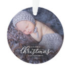 Our First Christmas As Grandparents White Script