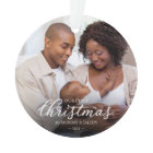 Our First Christmas as Mom and Dad Family Photo