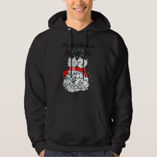 Our First Christmas as Mr and Mrs 2021 Cat  Couple Hoodie
