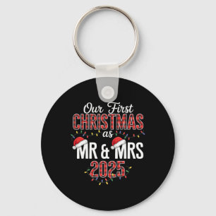 Our First Christmas As Mr And Mrs 2025 Couple Paja Key Ring