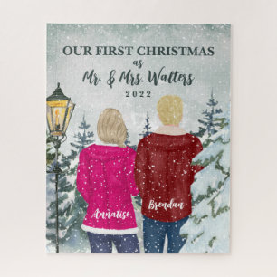 Our First Christmas as Mr and Mrs Married Jigsaw Puzzle