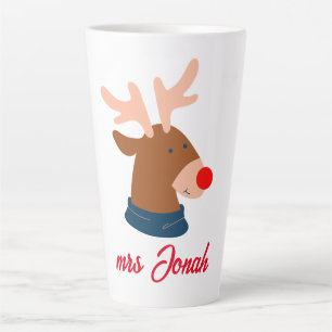 Our First Christmas as Mr. and Mrs. Newlywed Latte Mug