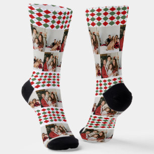 Our First Christmas as Mr and Mrs Newlywed Photo Socks
