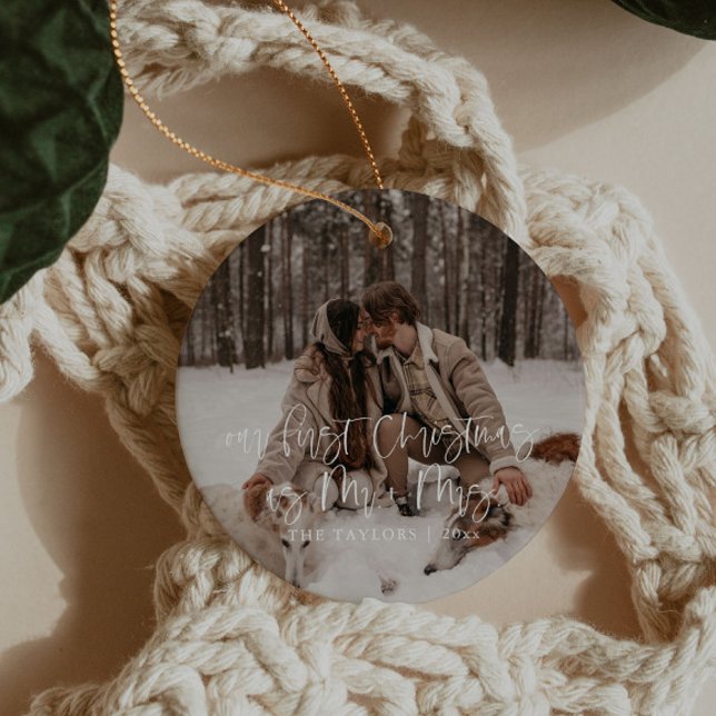 Our First Christmas As Mr. And Mrs. Ornament  (Creator Uploaded)