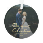 Our First Christmas as Mr and Mrs Wedding Photo