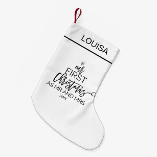 Mr And Mrs Christmas Stockings Zazzle Com Au
