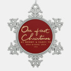 Our First Christmas as Mummy and Daddy Keepsake