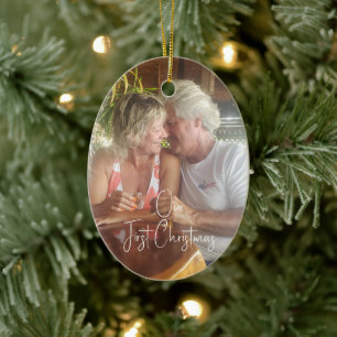 Our First Christmas Ceramic Oval Ornament