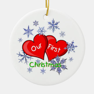 Our First Christmas Ceramic Tree Decoration