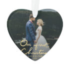 Our First Christmas Chic Hand-Lettered Christmas