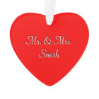 Our First Christmas Heart Christmas Ornament