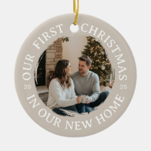 Our First Christmas in Our New Home Ceramic Ornament