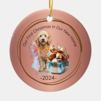 Our First Christmas In Our New Home Ceramic Ornament