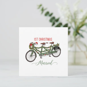 Our First Christmas Married 2025 Cute Tandem