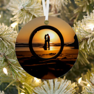 Our First Christmas Married, For Them Metal Tree Decoration