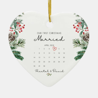 Our First Christmas Married Ornament