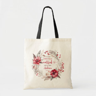 Our first Christmas Married Tote Bag