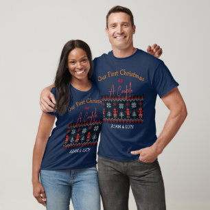 Our first Christmas Mr. and Mrs. /Couple newlywed T-Shirt