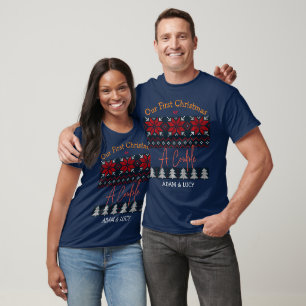 Our first Christmas Mr. and Mrs. /Couple newlywed T-Shirt