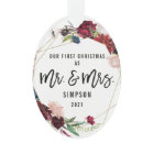 Our First Christmas Mr & Mrs | First Married Photo