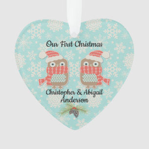 Our First Christmas Owls Ornament