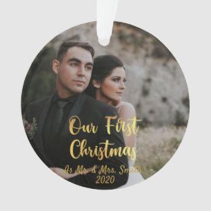 Our First Christmas Personalised Christmas  Ornament