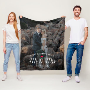 Our First Christmas Personalised Photo Blanket