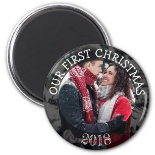 Our First Christmas Personalised Reminder Magnet