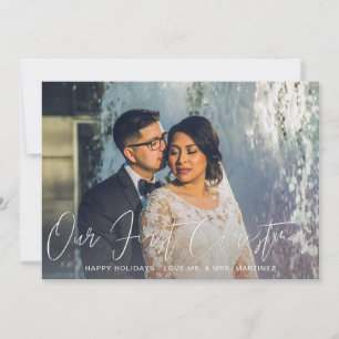 Our First Christmas Photo Card