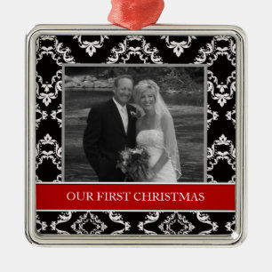 Our First Christmas Photo Holiday Ornaments