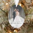 Our First Christmas Photo Newlywed