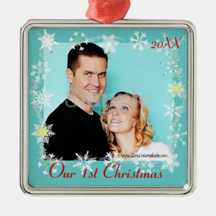 Our First Christmas Photo Ornament