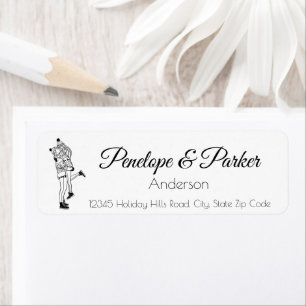 Our First Christmas  Return Address Label