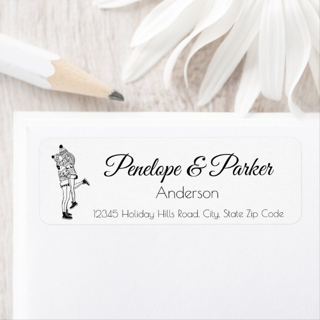 Our First Christmas  Return Address Label (Insitu)