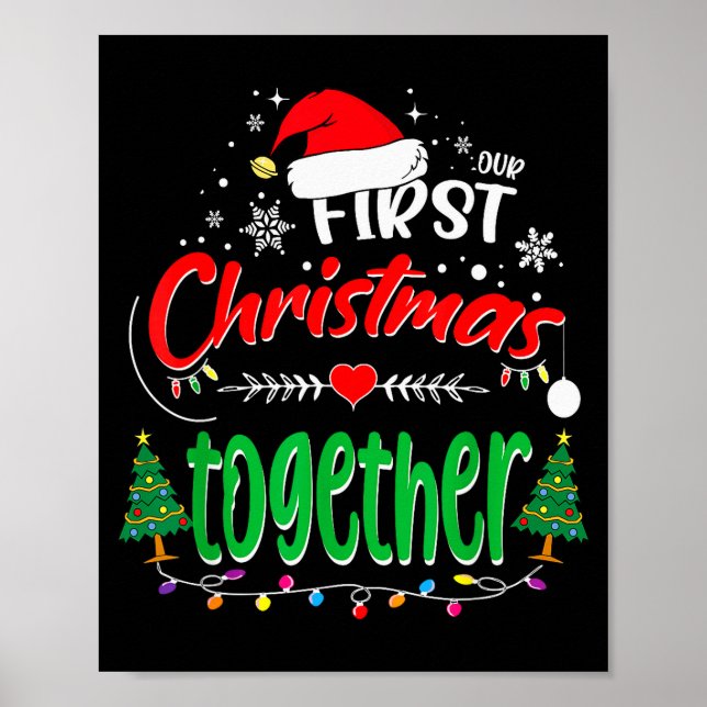 Our First Christmas Together 2021 1st Christmas  Poster (Front)