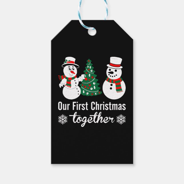 Our First Christmas Together  Gift Tags (Front)