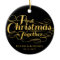 Our First Christmas Together Golden Script Photo