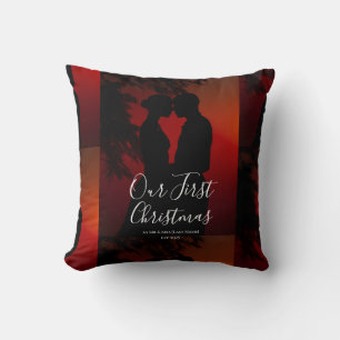 Our First Christmas Together Mr & Mrs Ornament Cushion