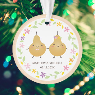 Our First Christmas Together Perfect Pear Couple Ornament