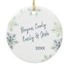 Our First Christmas Together Photo Snowflake