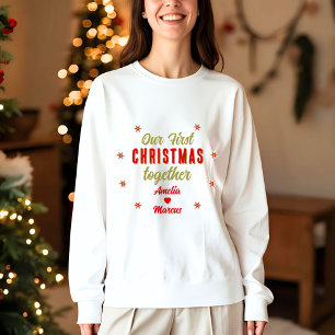 Our First Christmas Together Snowflakes T-Shirt