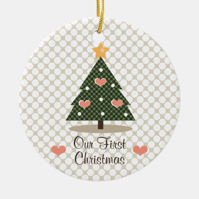 Our First Christmas Tree Ornament (Front)