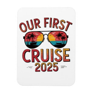 Our First Cruise 2025 Summer Trip Matching Magnet