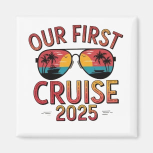 Our First Cruise 2025 Summer Trip Matching Magnet
