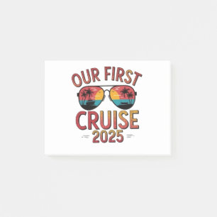 Our First Cruise 2025 Summer Trip Matching  Post-it Notes
