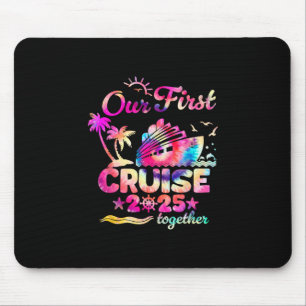 Our First Cruise 2025 Together Couples Cruising Ti Mouse Pad