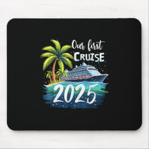 Our First Cruise 2025 Together Family Trip Matchin Mouse Pad