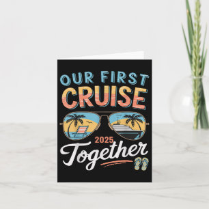 Our First Cruise 2025 Together Young Matching Coup Card