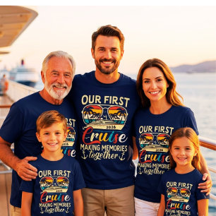 Our First Cruise 2026 Making Memories Together T-Shirt